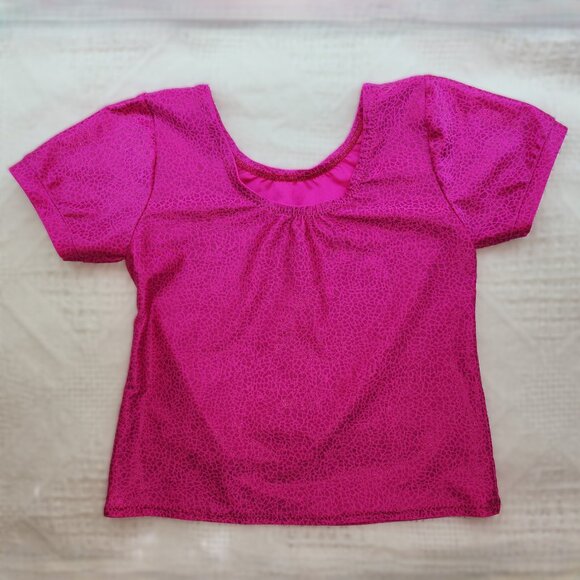 Girls Pink Short Sleeve Shirt - Picture 1 of 3